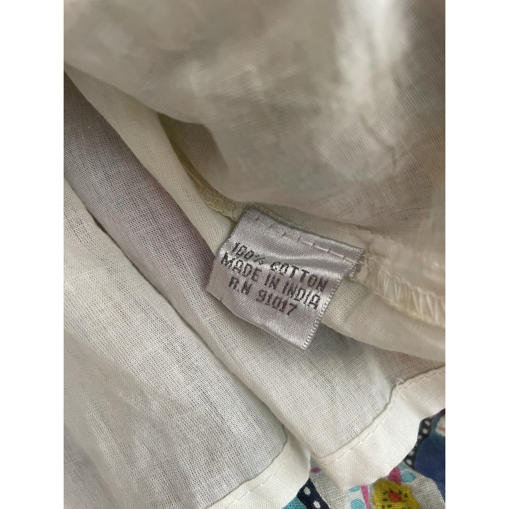 Solitaire Dress L Bohemian Tank Maxi‎ Patchwork Colorful Bustle Festival Tiered - Picture 14 of 16